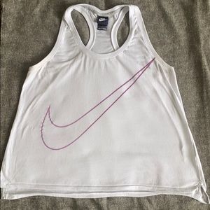 Nike DryFit White Tank Top